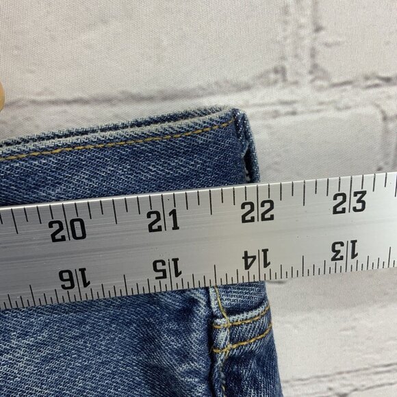 Levi’s Original 501 Straight Leg Button Fly Blue Jeans Mens Sz 44 x 30 - Picture 9 of 13